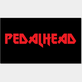 Mountain Biking PedalHead graphic Posters and Art